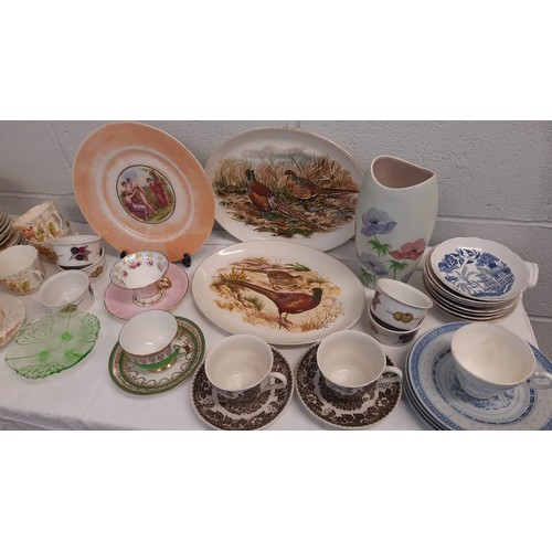 327 - MIXED TEA SETS