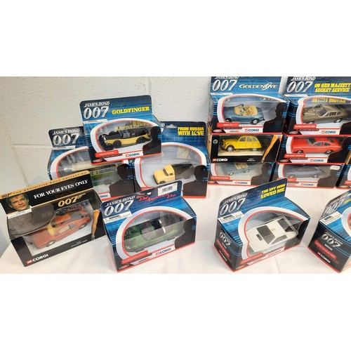 343 - 17 X JAMES BOND 007 MODEL MOVIE CARS