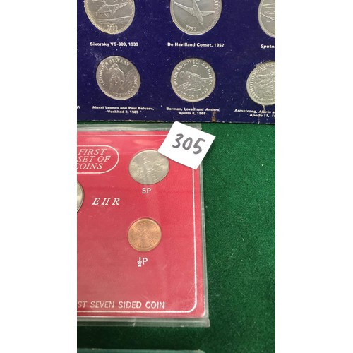 305 - CASED COINAGE