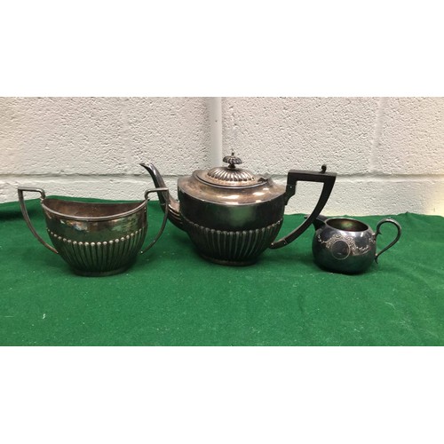 304 - PLATED TEA SET