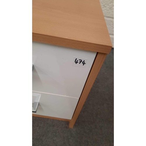 474 - TWO DRAWER UNIT