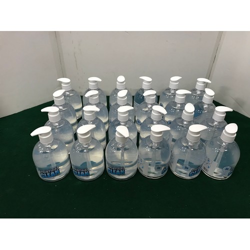 125a - 24 Bottles of 500ml anti bacterial pristine clean hand sanitiser