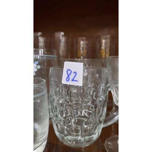 82 - mixed drinking glasses