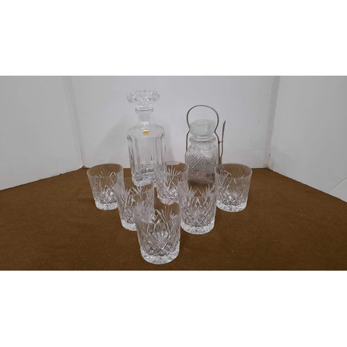 79 - collection of glassware including a decanter