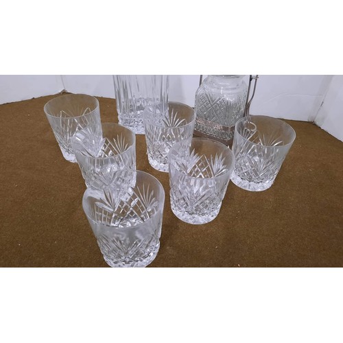 79 - collection of glassware including a decanter