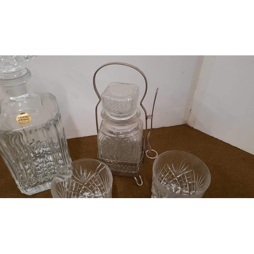 79 - collection of glassware including a decanter