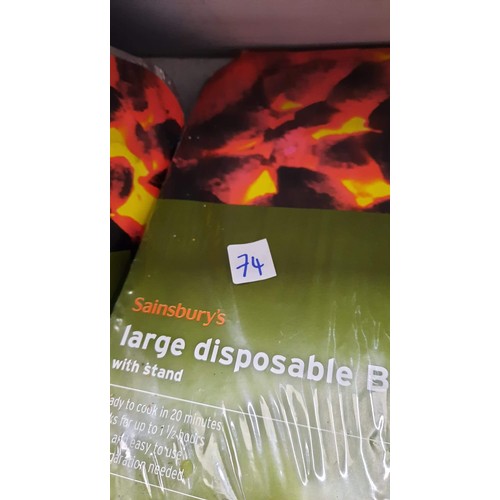 74 - Disposable bbq trays