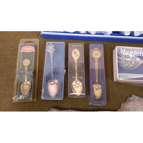 67 - mixed cased  collectables spoons and cake slice