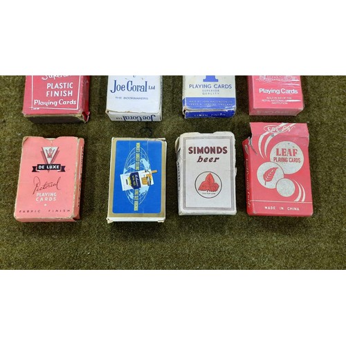 274 - MIXED PLAYING CARDS 12 PACKS