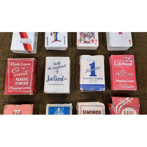 274 - MIXED PLAYING CARDS 12 PACKS