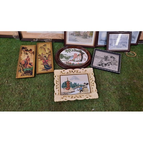 269 - MIXED PRINTS AND FRAMES