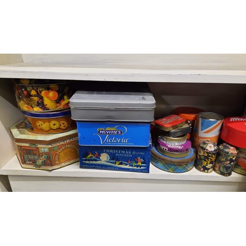 100 - MIXED STORAGE TINS