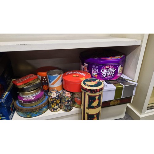 100 - MIXED STORAGE TINS