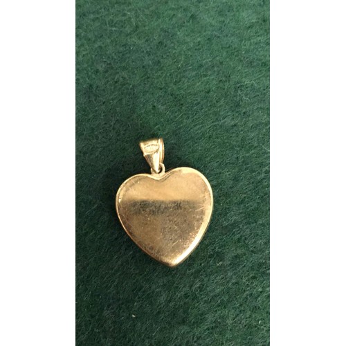 192 - 9ct gold pendant weight 1.34g