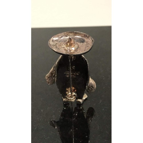 215 - MEXICAN Silver broach weight 9.48g