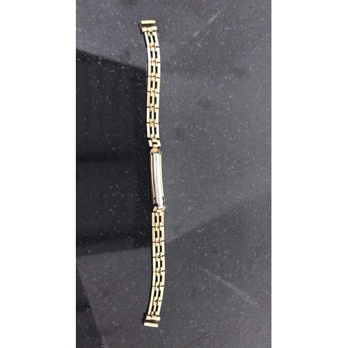 213 - Rolled gold watch strap