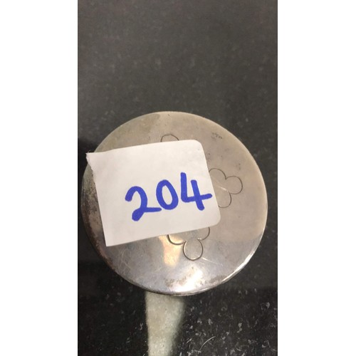 204 - Silver box weight 33.75g