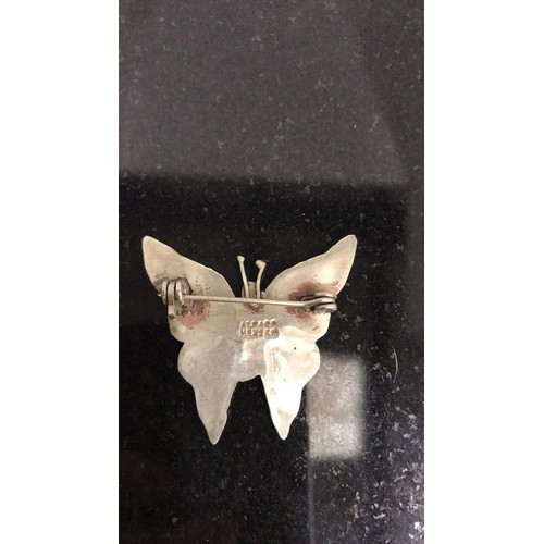 217 - Mexican silver butterfly weight 4.85g