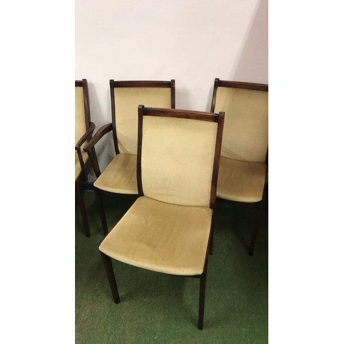 419 - SIX RETRO CHAIRS