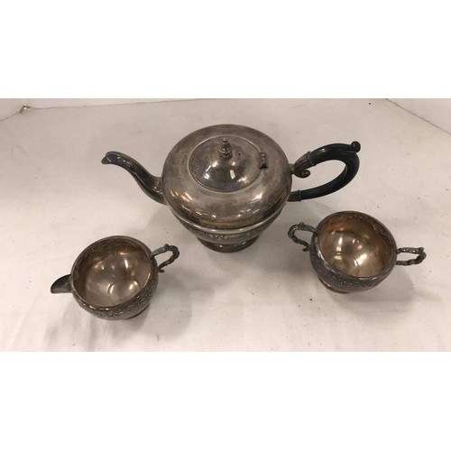 306 - PLATED TEA SET