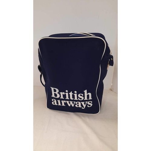 308 - RETRO BRITISH AIRWAYS TRAVEL BAG