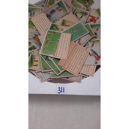 311 - LARGE  COLLECTION OF COLLECTABLE ORIENTAL FOOTBALL TEAM CARDSSEE ALL PICTURES