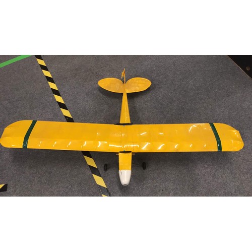 417 - PART OF A MODEL AEROPLANE IN YELLOW