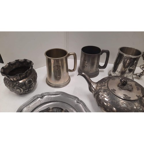 325 - MIXED TANKARDS AND MORE