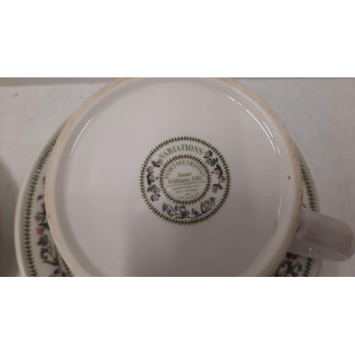 320 - TWO PORTMEIRION CUP AND SAUCERS