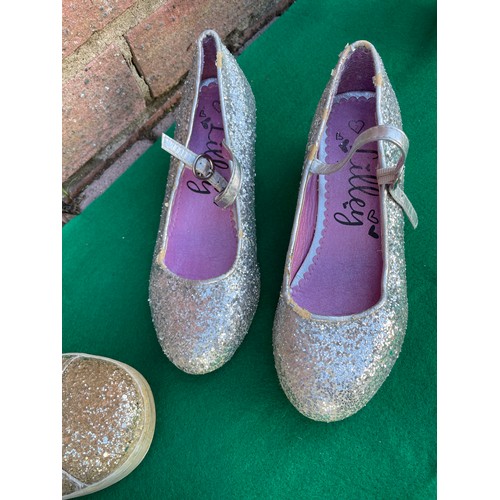 378 - Two pairs of sparkly shoes