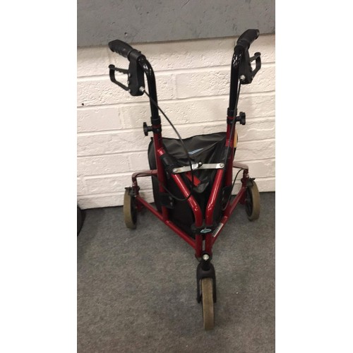 489 - RED USED TRI WALKER