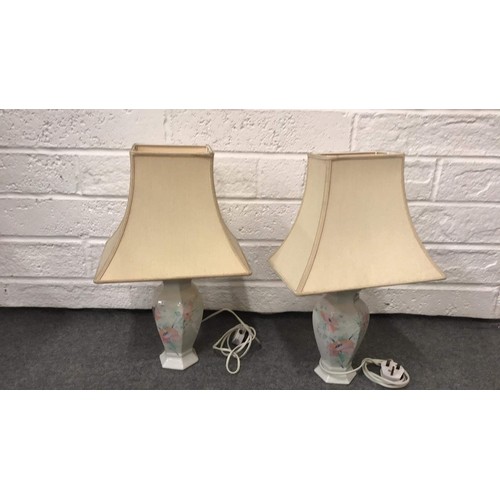 495 - PAIR OF SIDE LAMPS