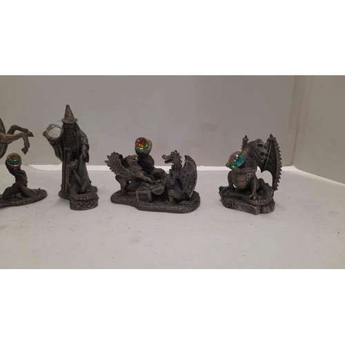 483 - MYSTICAL METAL FIGURES