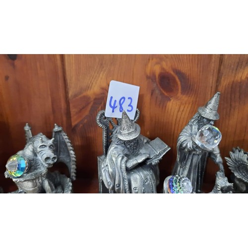 483 - MYSTICAL METAL FIGURES