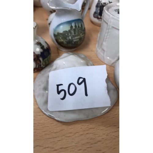 509 - Selection of crested ware