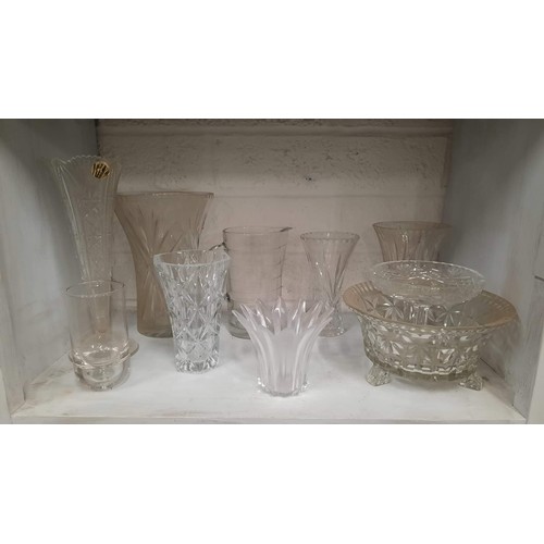 76 - mixed lot of glassware