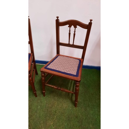 132 - TWO BEDROOM CHAIRS