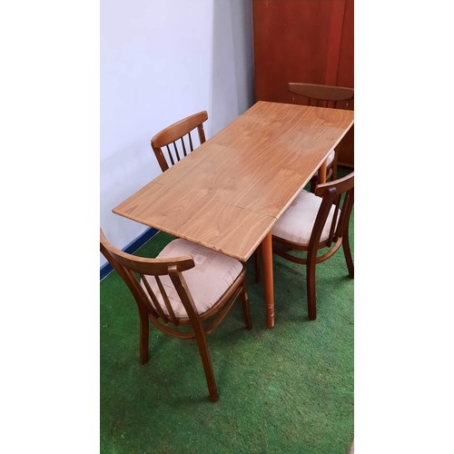 127 - TABLE AND FOUR CHAIRS