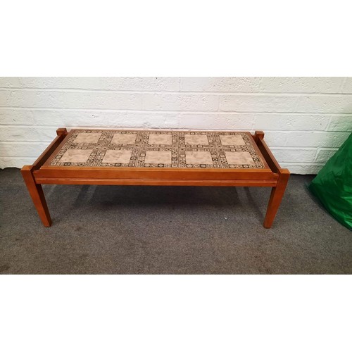 106 - TILED TOP RETRO COFFEE TABLE