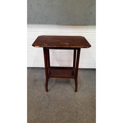 103 - WOODEN SIDE TABLE