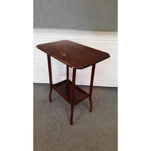 103 - WOODEN SIDE TABLE