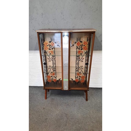 102 - RETRO GLASS DISPLAY CASE