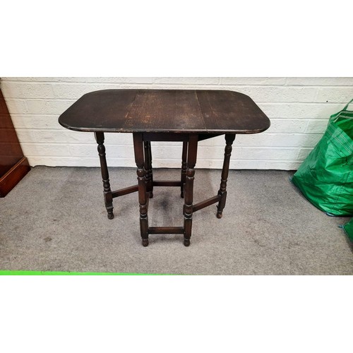 101 - WOODEN DROP LEAF TABLE