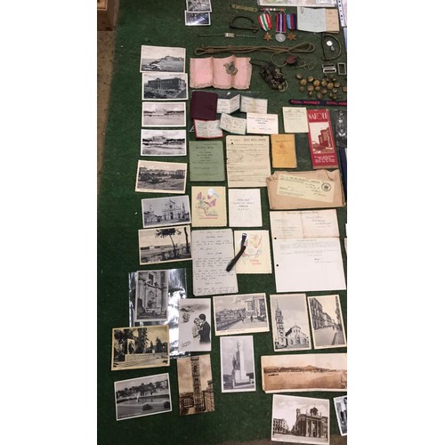 400b - Large collection of WW2 memorabilia for a serving royal marine Charles Humphrey & personal memor... 