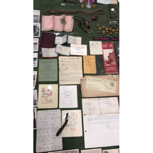 400b - Large collection of WW2 memorabilia for a serving royal marine Charles Humphrey & personal memor... 