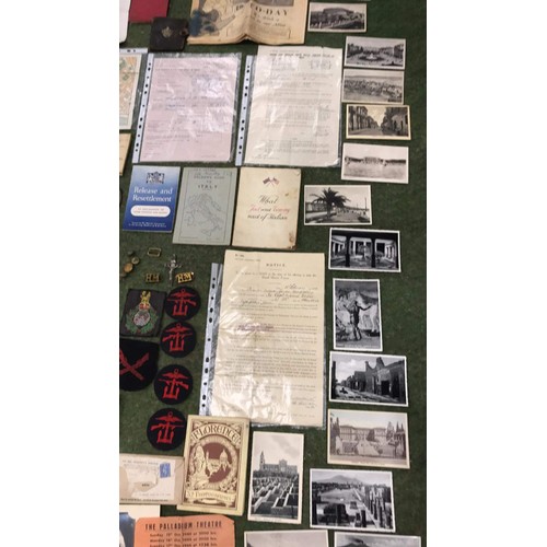 400b - Large collection of WW2 memorabilia for a serving royal marine Charles Humphrey & personal memor... 