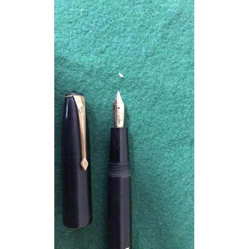 225a - Black Stuart Conway with 14ct gold nib