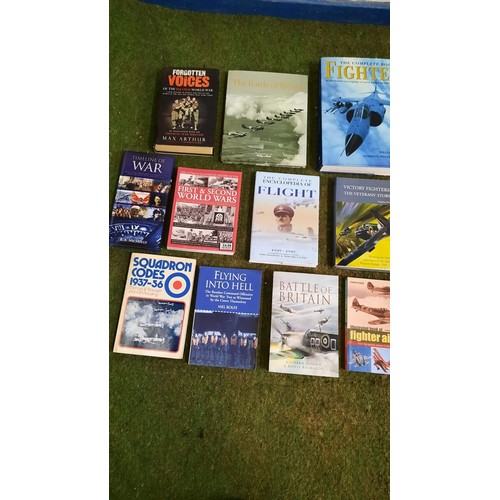 138 - Selection of aircraft and world war books