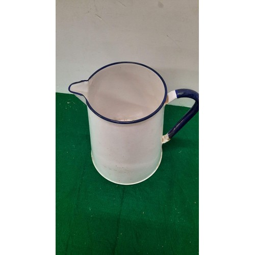 203 - Enamel ware jug