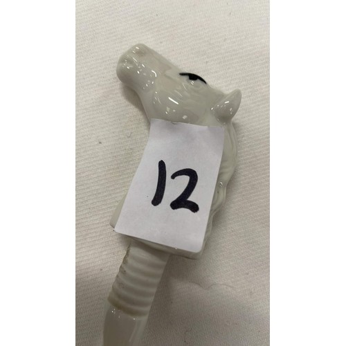 12 - Horse head bottle pourer